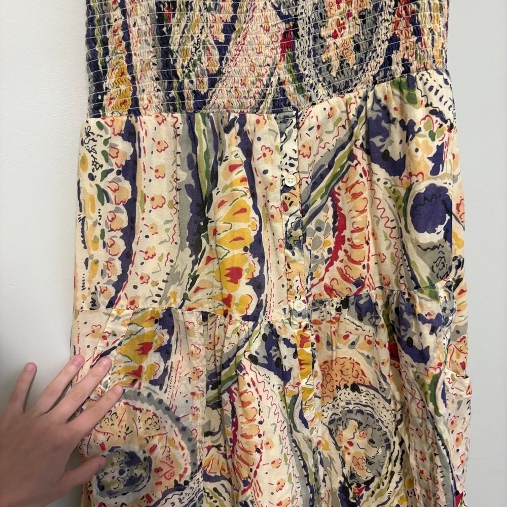 colorful Boho American Eagle Maxi dress with pockets!! - Picture 4 of 7